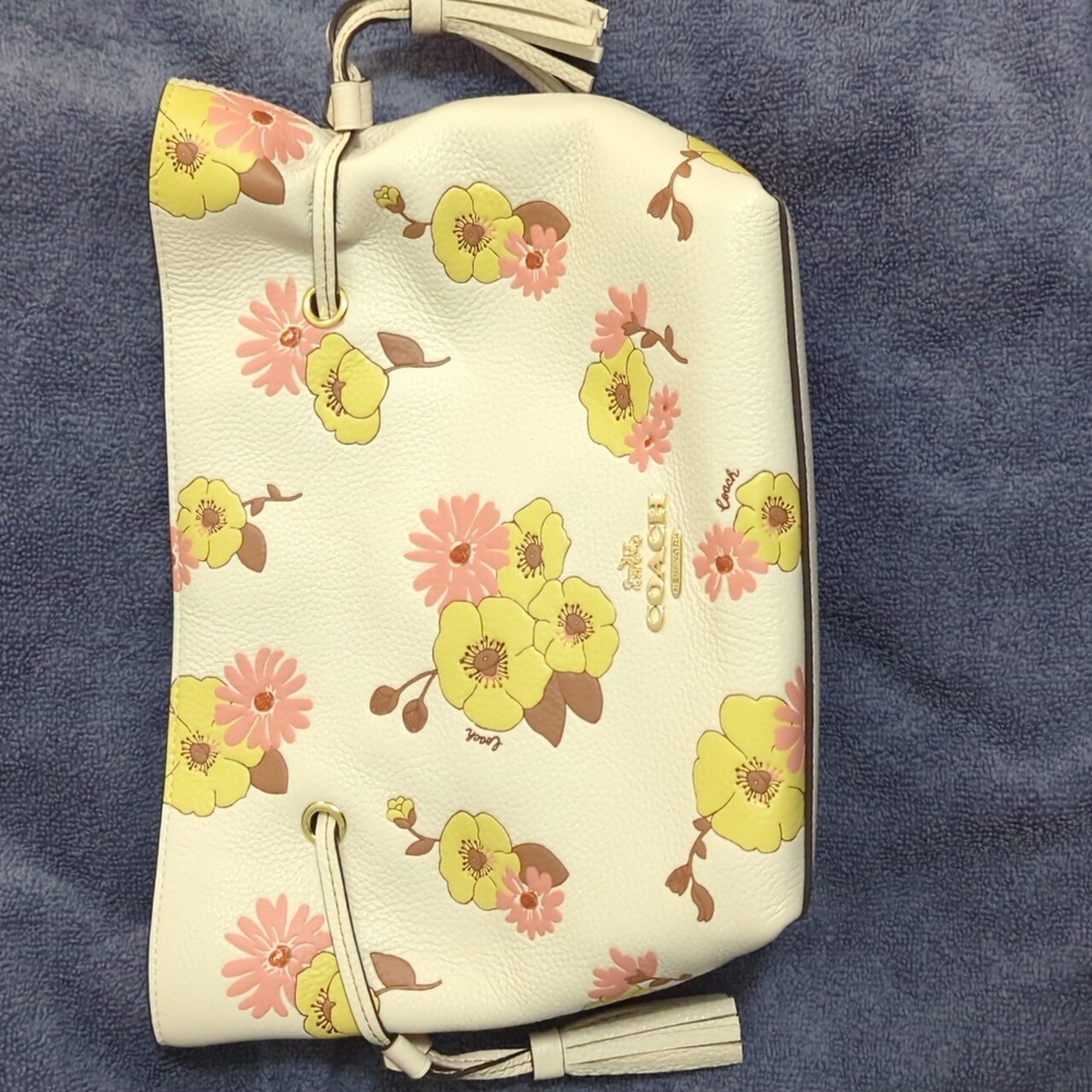 NWT Coach Floral Print Purse